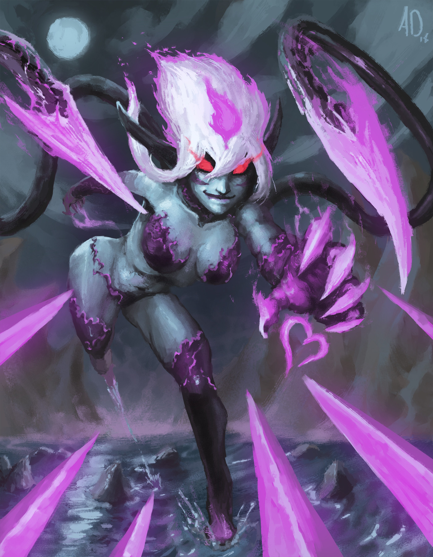 Artstation League Of Legends Fanart Evelynn Anthony