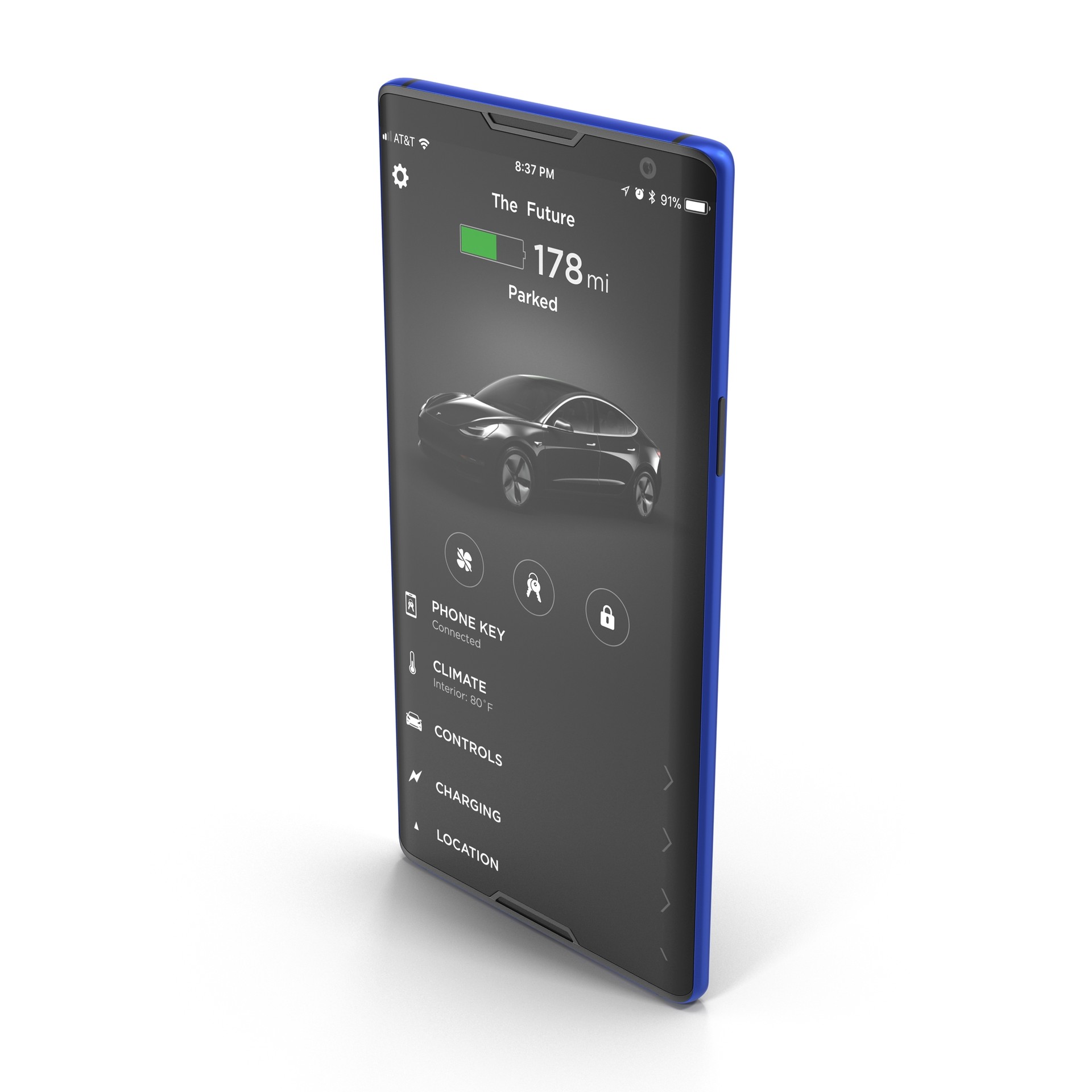 Artstation Tesla Phone Concept Dmitriy Vasilenko