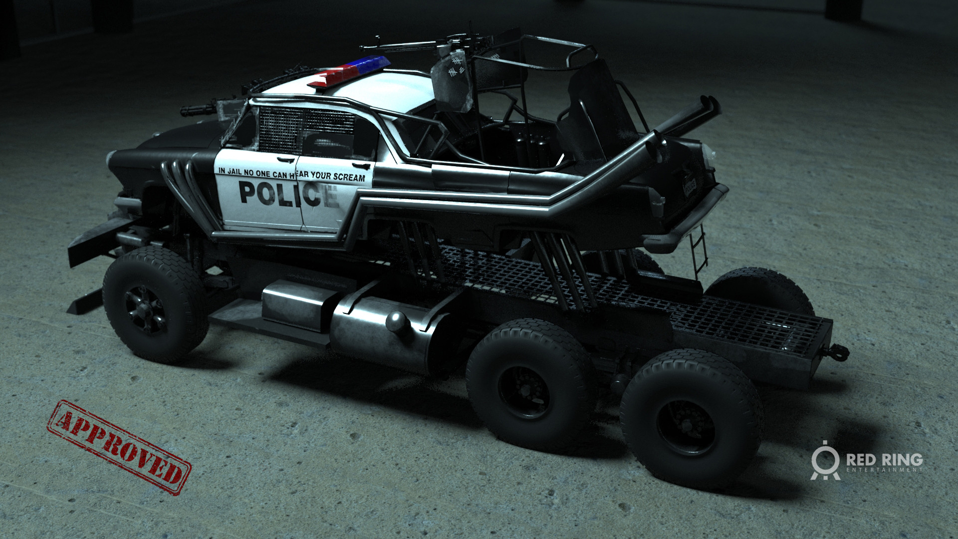 Artstation Death Race Anarchy 2018 Concept 3d Visualisation Red Ring Entertainment