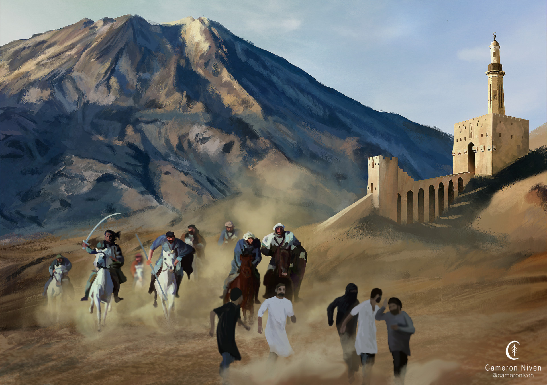 ArtStation - Running down the Infidels