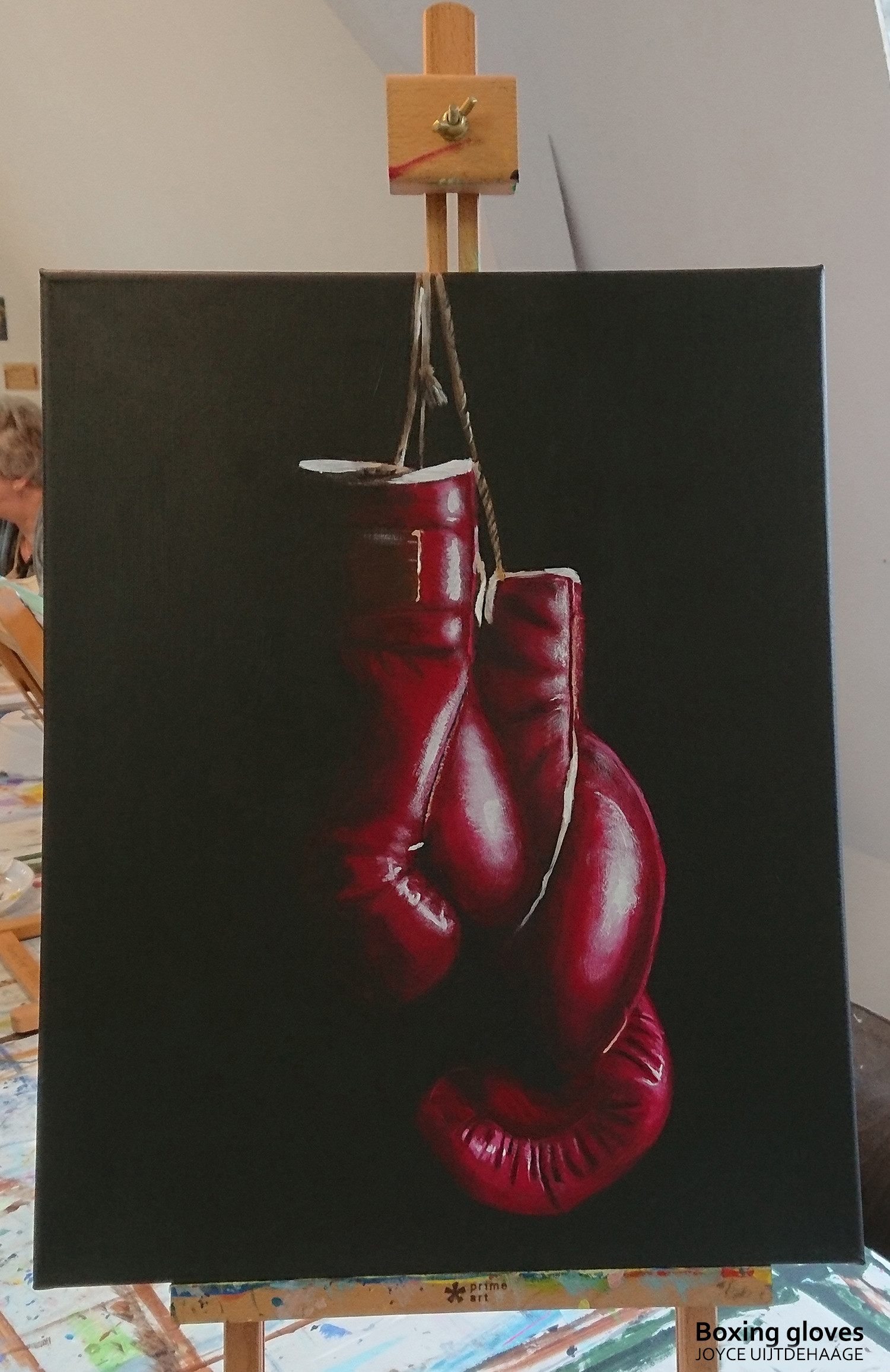 Boxing gloves painting store