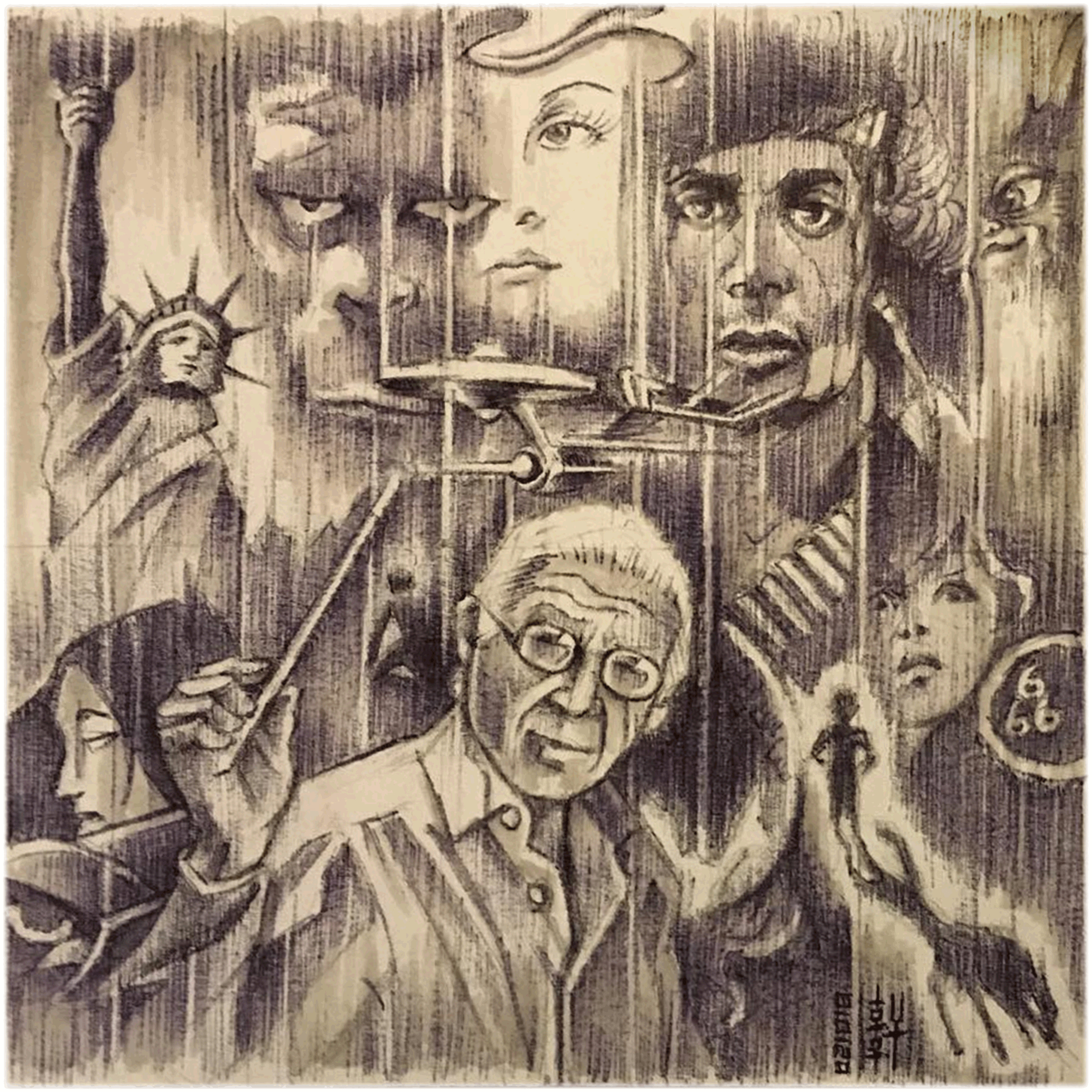 Day #15,143 - Jerry Goldsmith Sketch