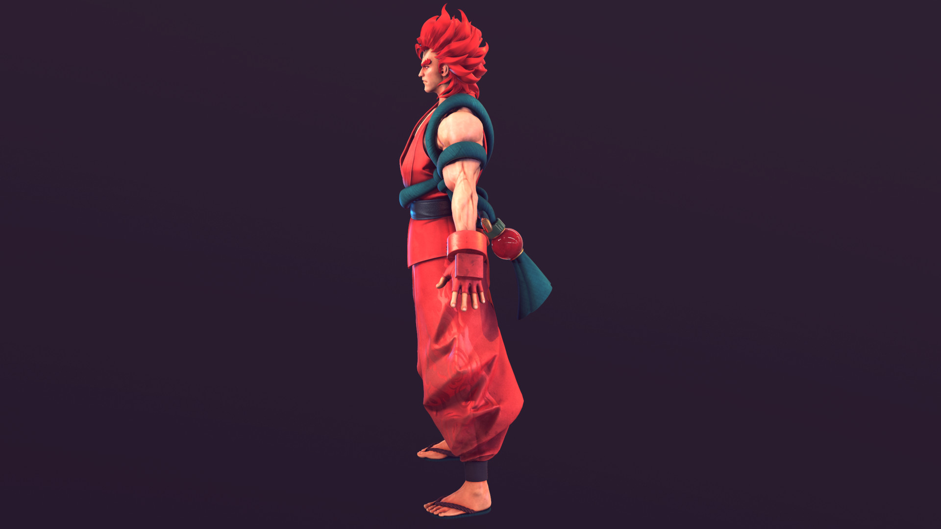 Kou Ryo (向倞XiangLiang) - Samurai Shodown - Kazuki fanart