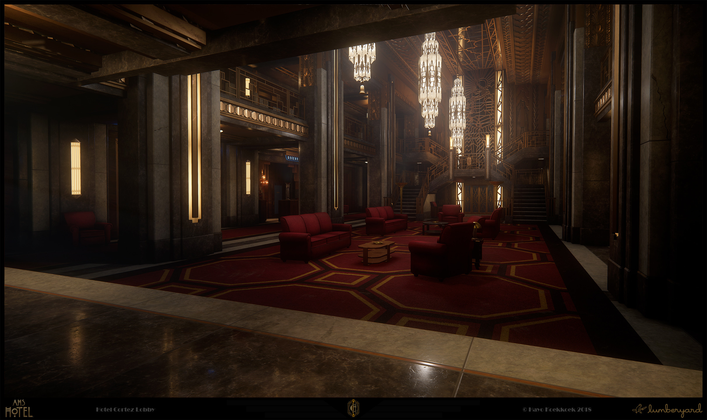 Artstation Hotel Cortez American Horror Story Hayo Koekkoek