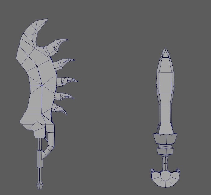 Artstation Monster Hunter Swords Daniel Cheng