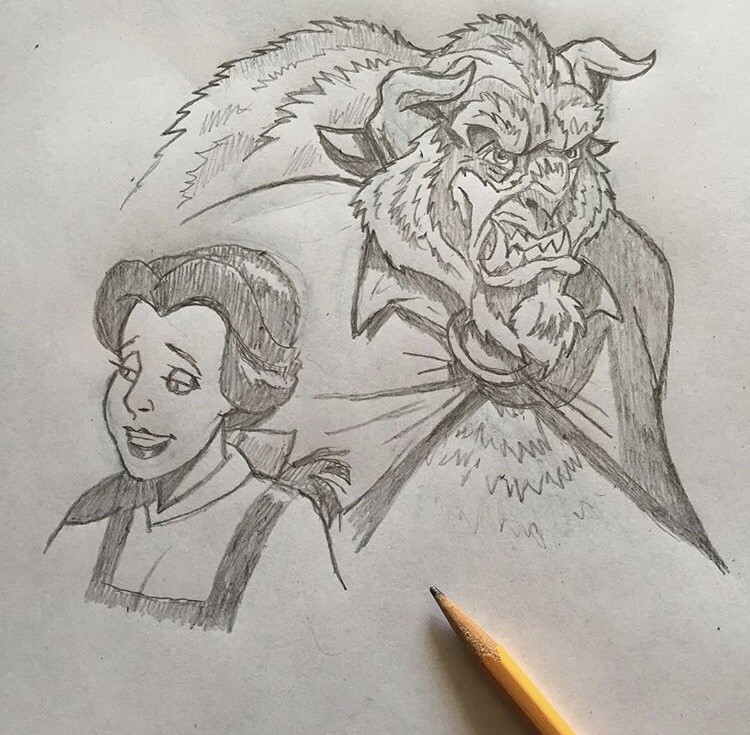 Artstation Sketch Beauty The Beast Blake M Kandzer