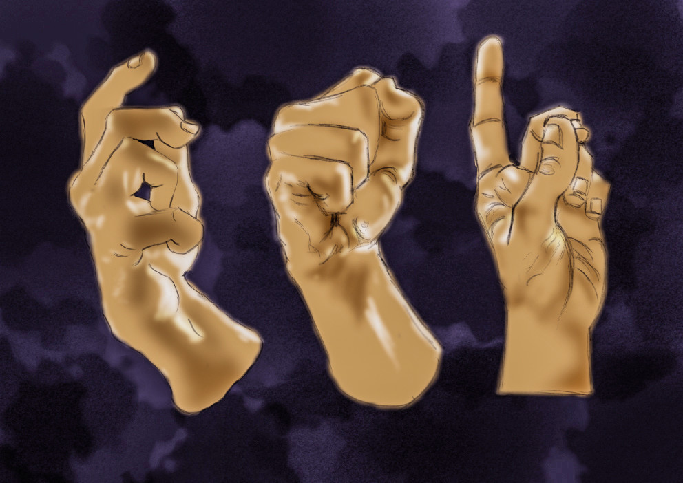 Artstation Hand Gestures Digital Painting Photoshop Prinkit Rana