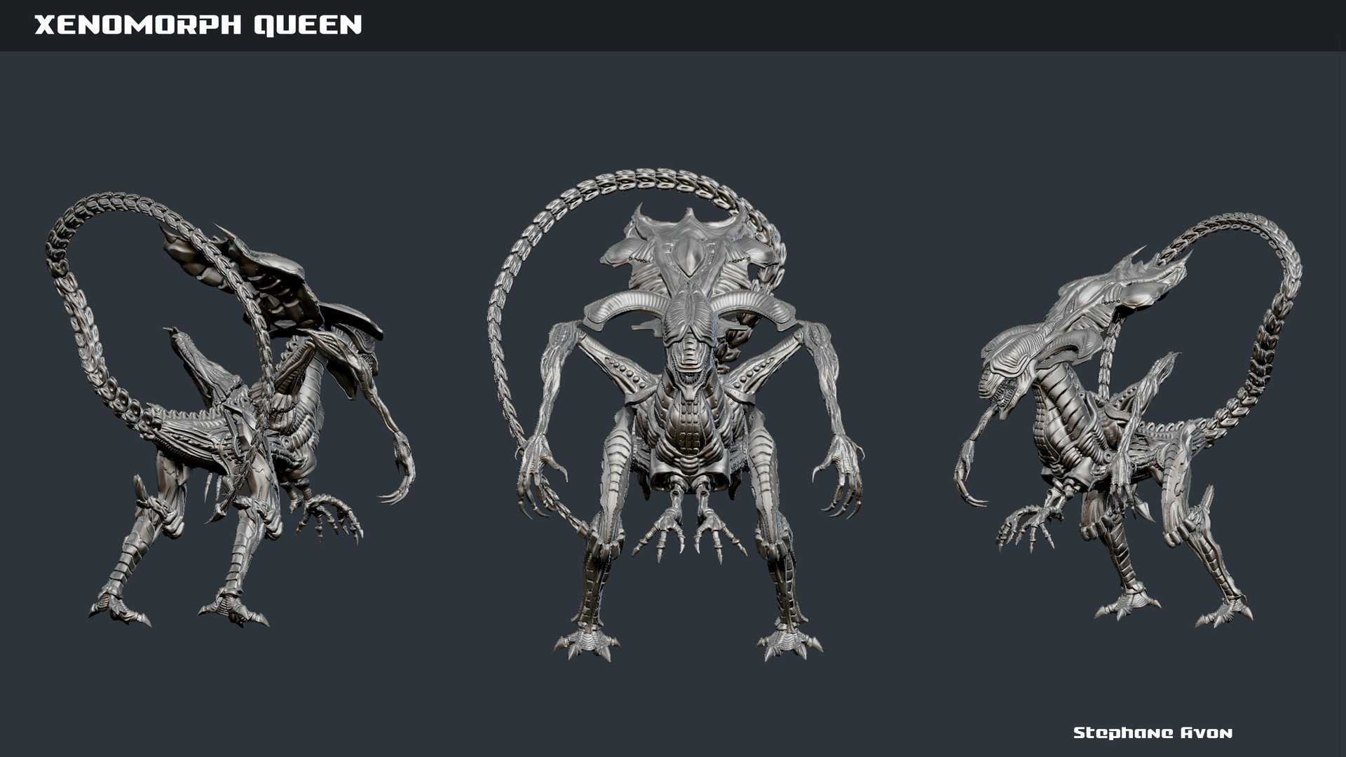 Alien Xenomorph Queen 3d Files