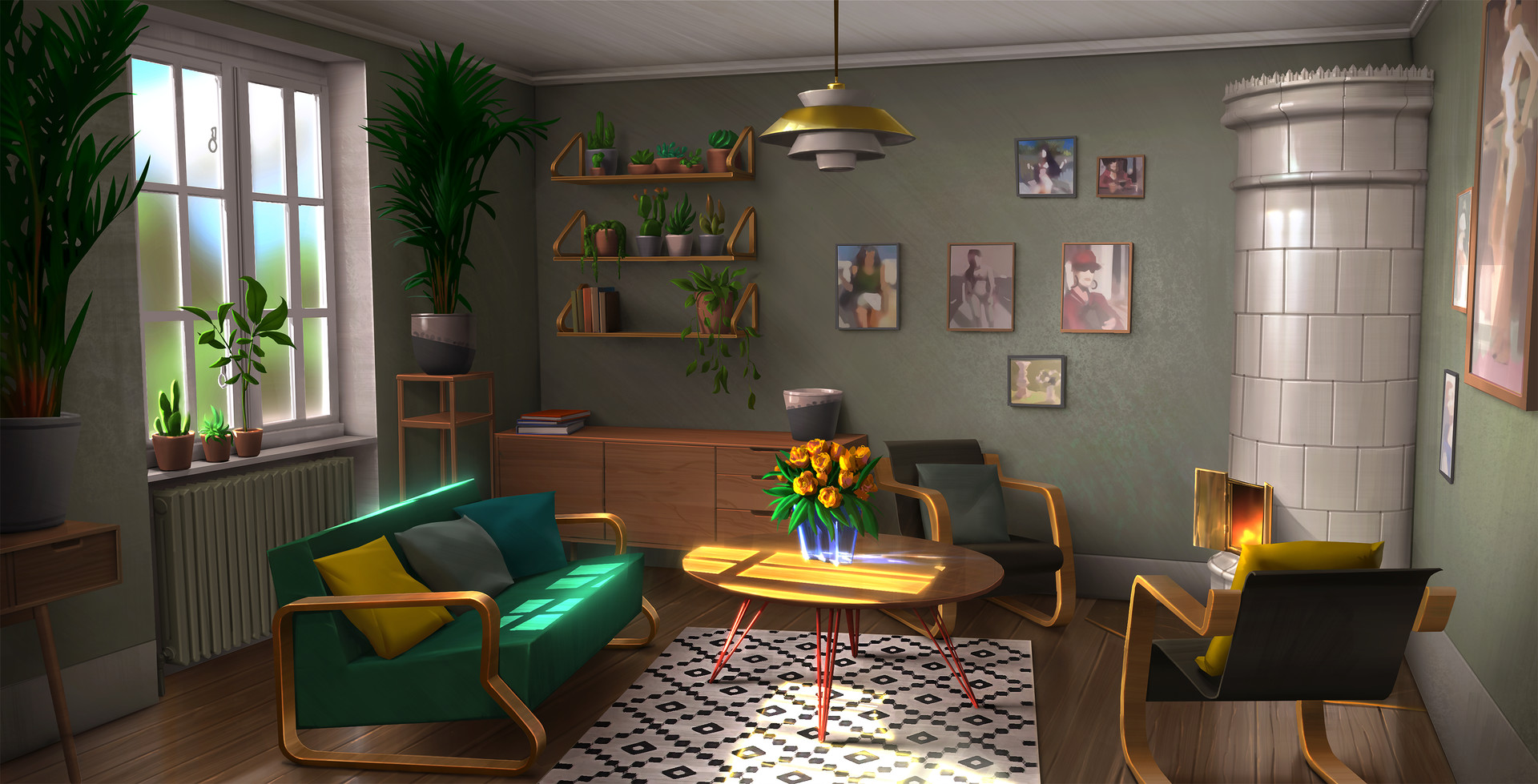 Artstation Finnish Interior Design Ulysse Verhasselt