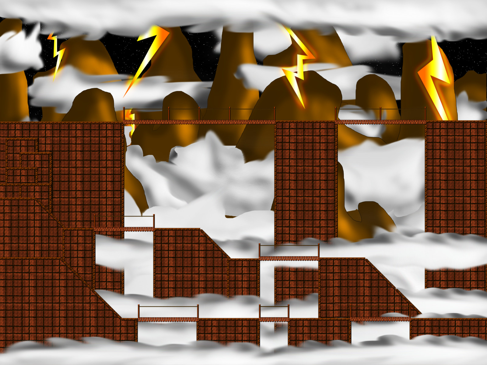 Mountain level in full