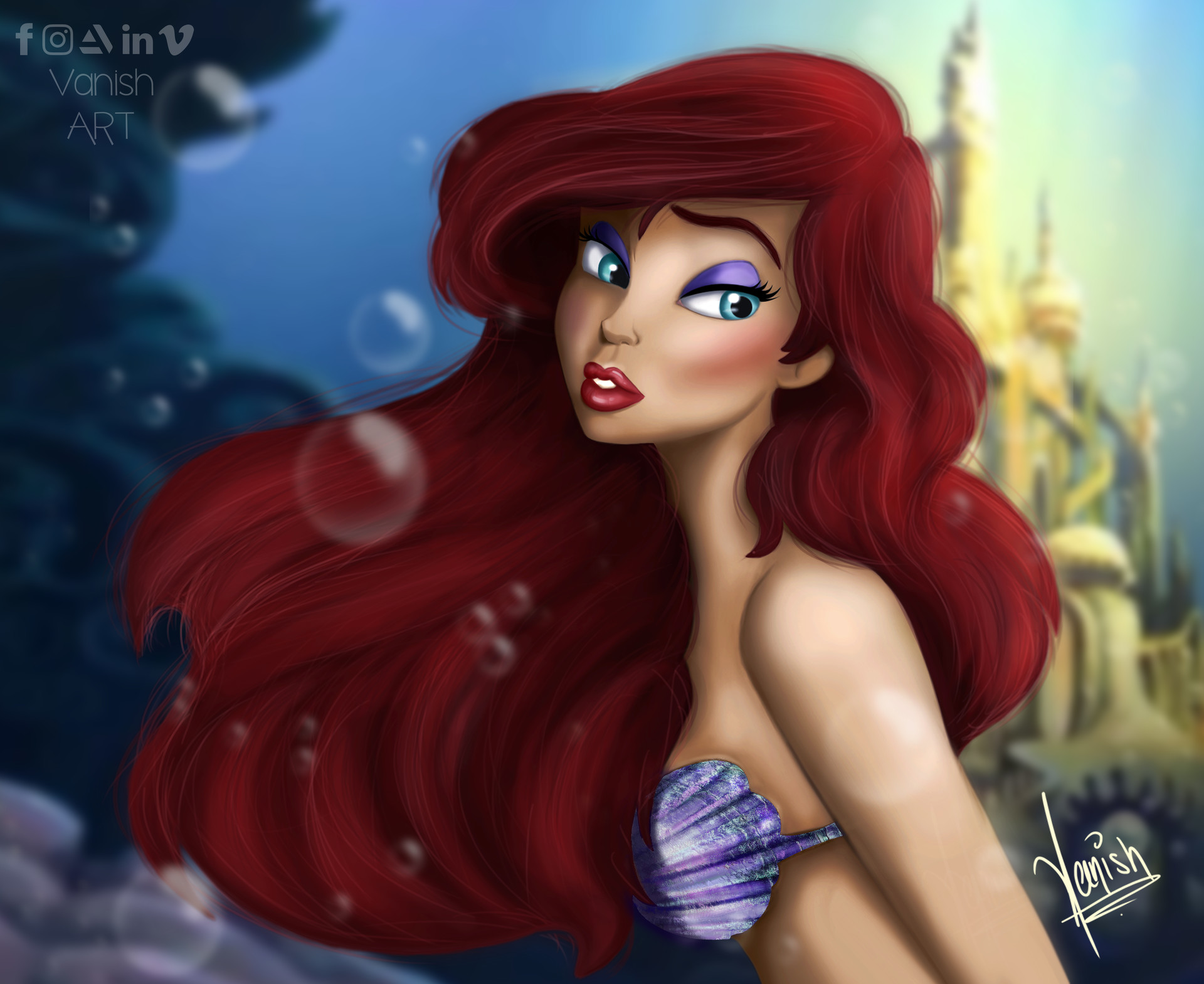 Ariel fan art.