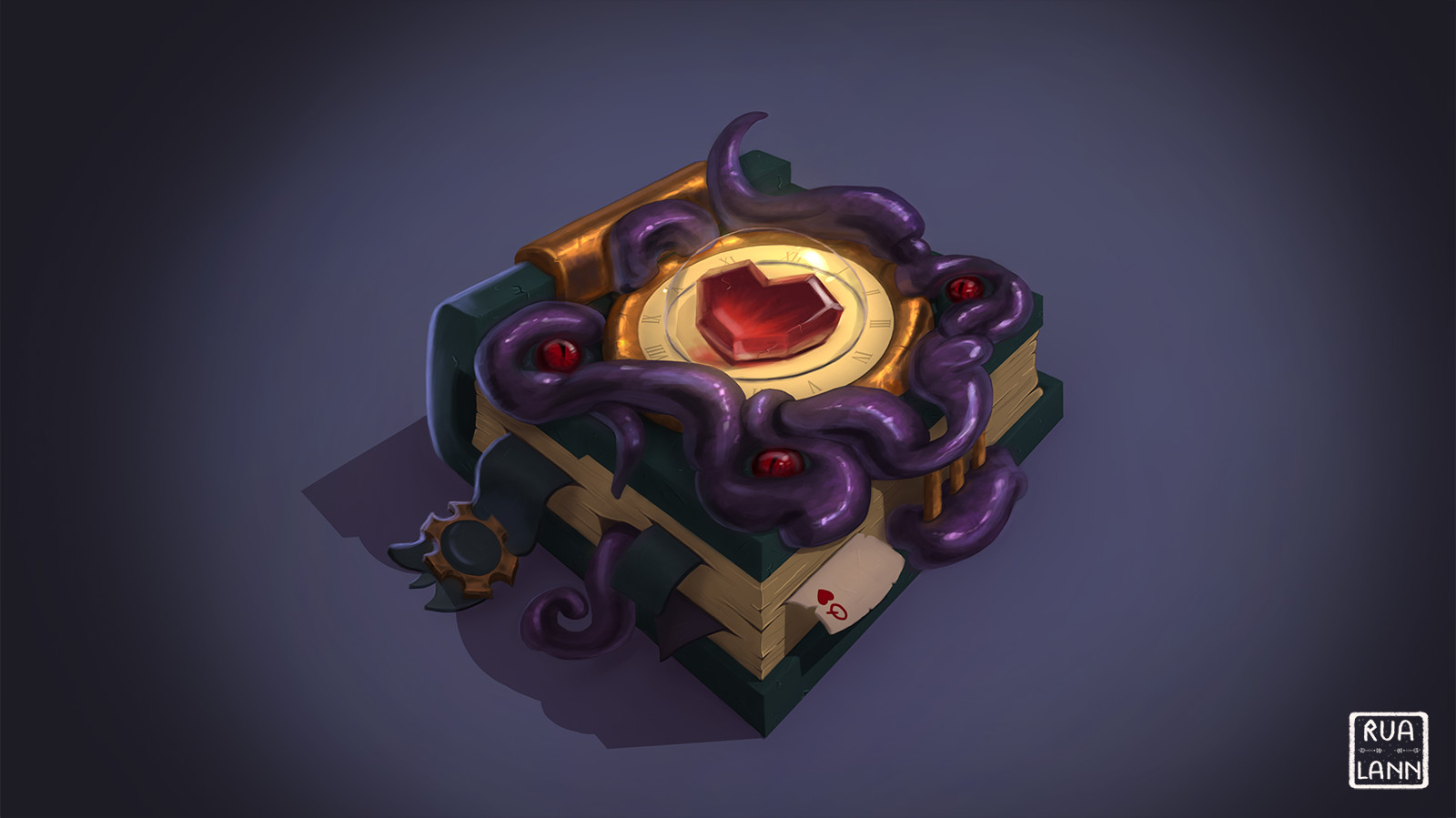 Artstation Fairytail Tentacles Book 2d Game Art