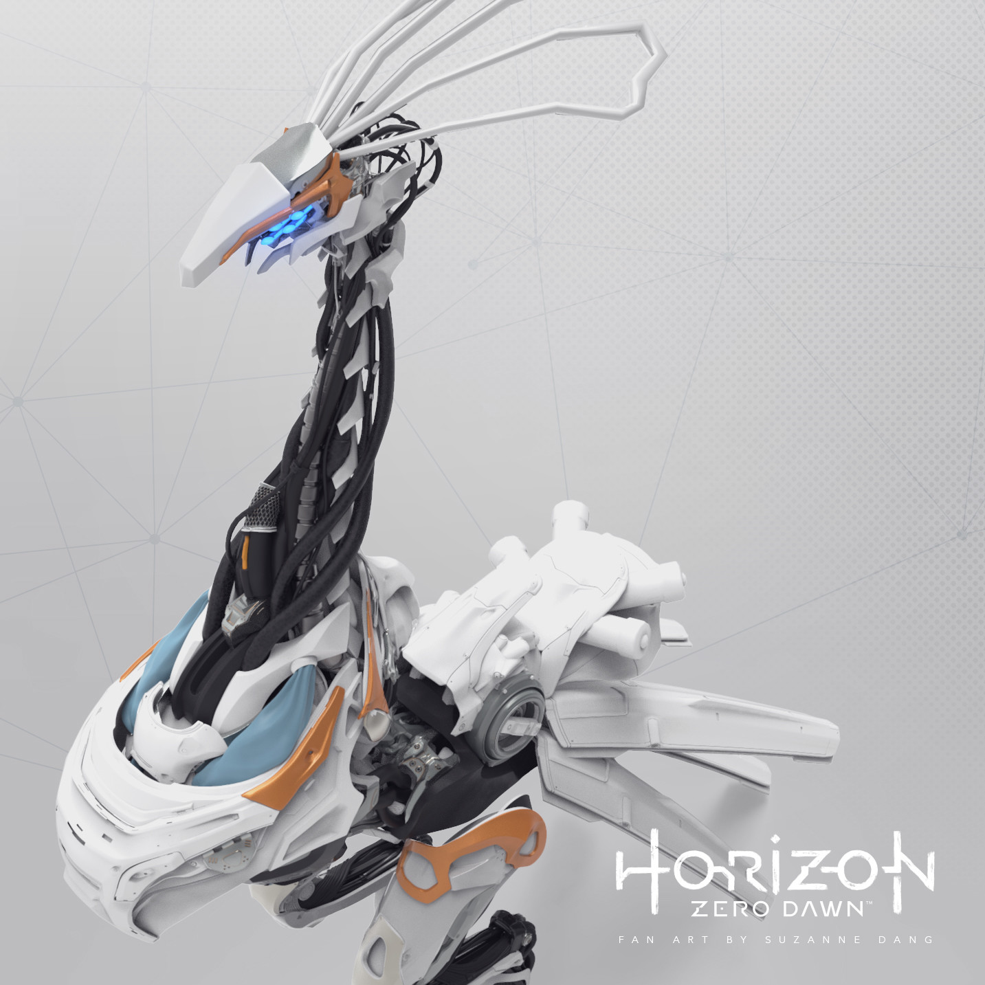 Artstation Horizon Zero Dawn Fan Art The Suntail 3d
