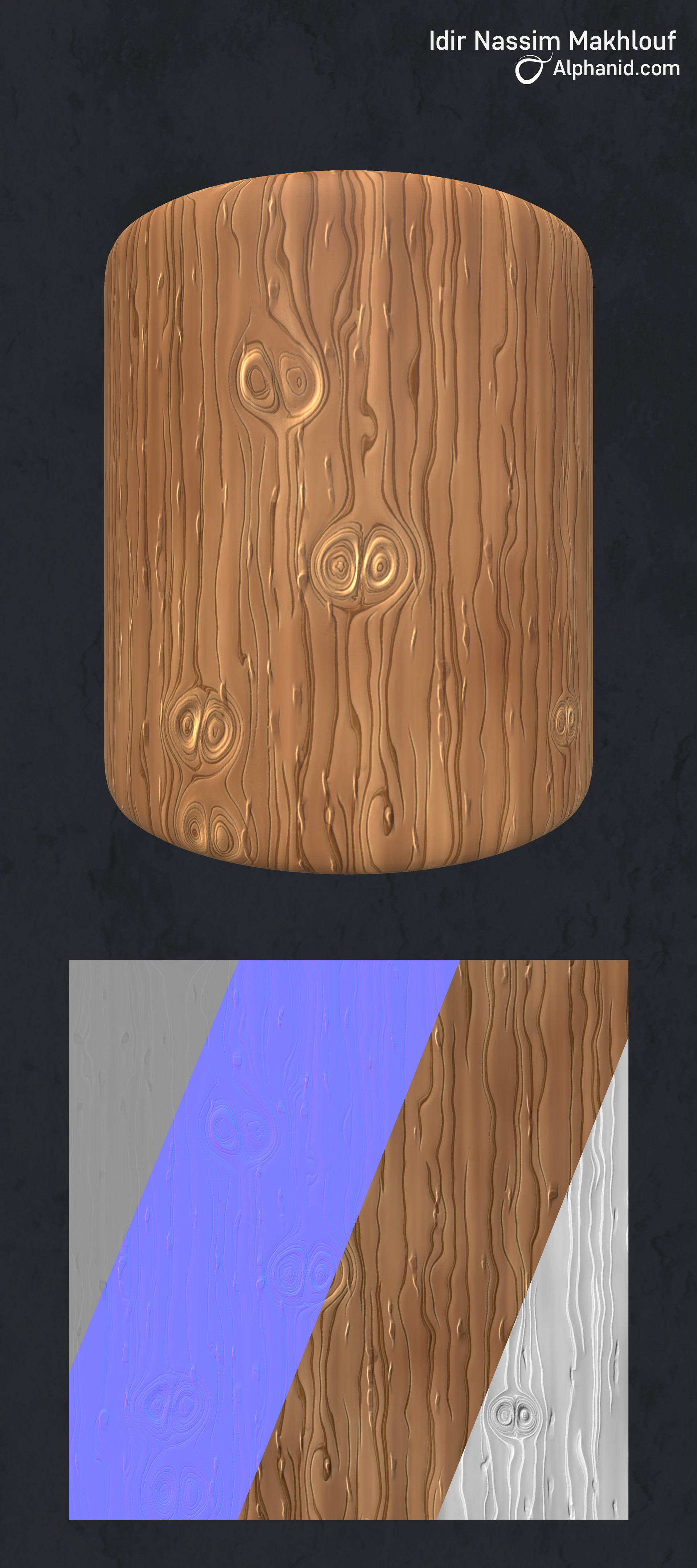 ArtStation - Wood texture (Cartoon)