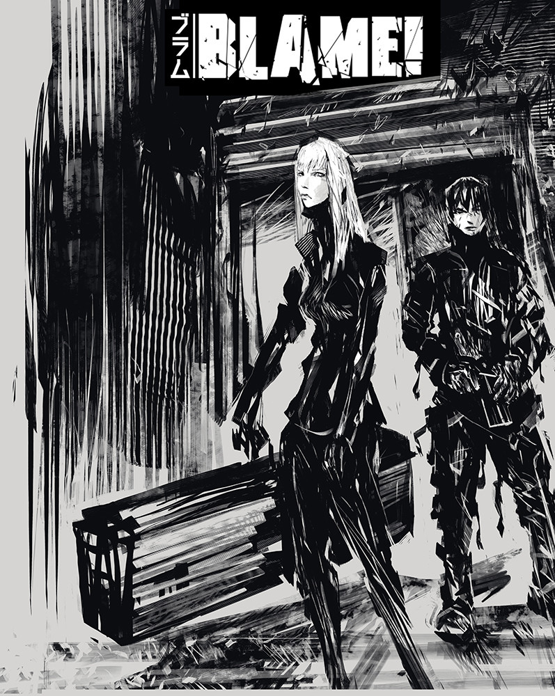 Artstation Blame Fanart Cover Illustration Sam Risoval