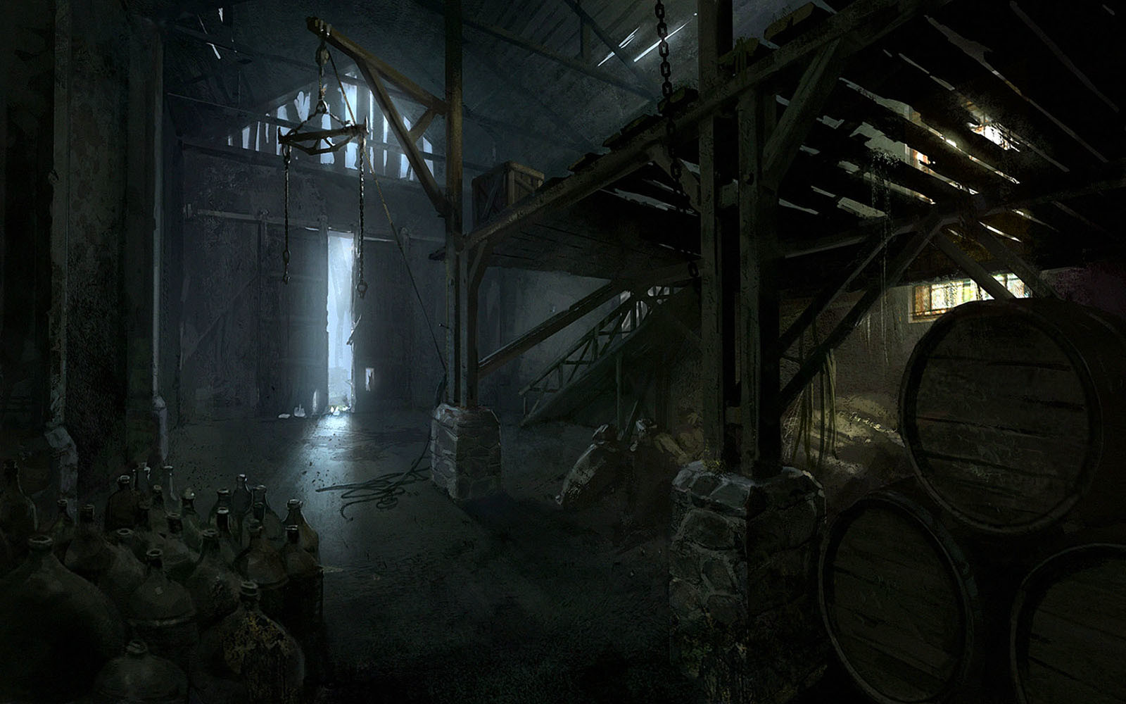 artstation-the-evil-within-warehouse-interior-daniel-rudnicki