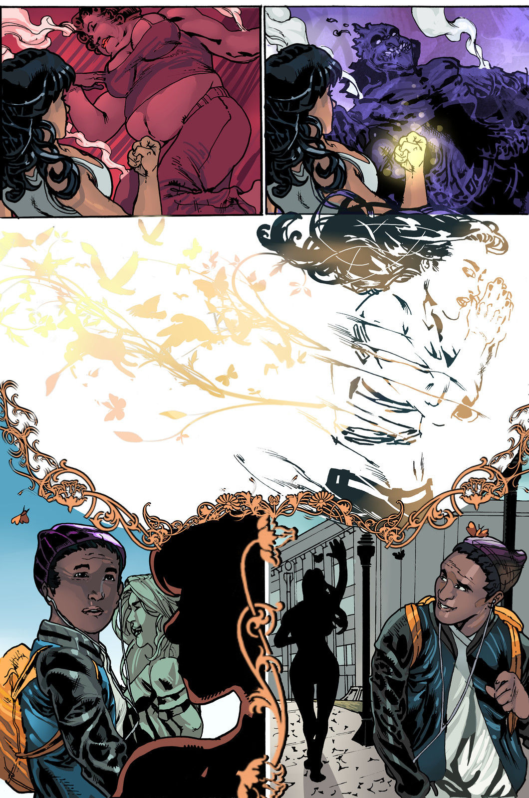Page 6 (returning to the physical world, unnoticed)