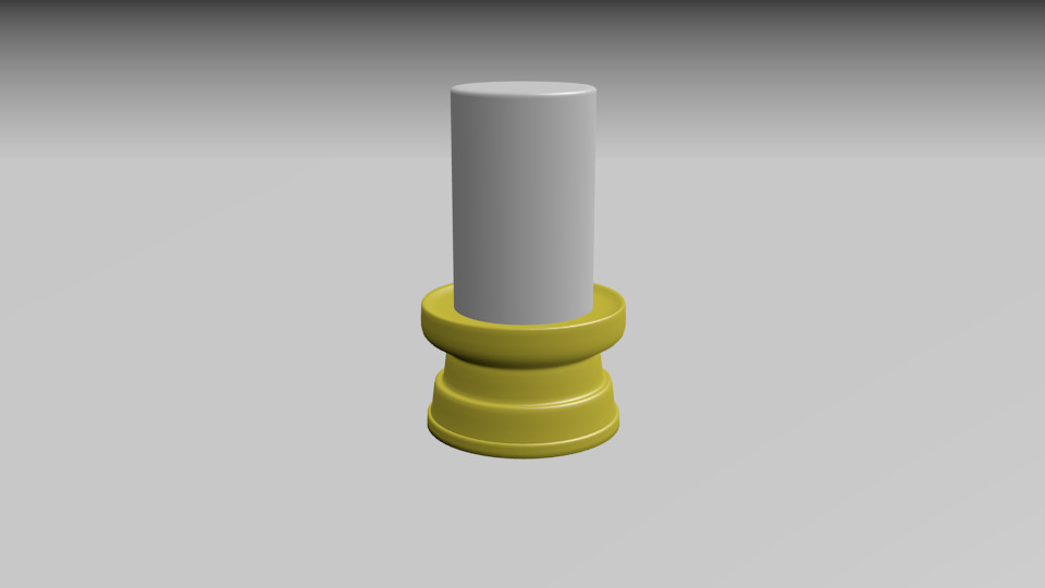 Image of the church candle in the asset pack.