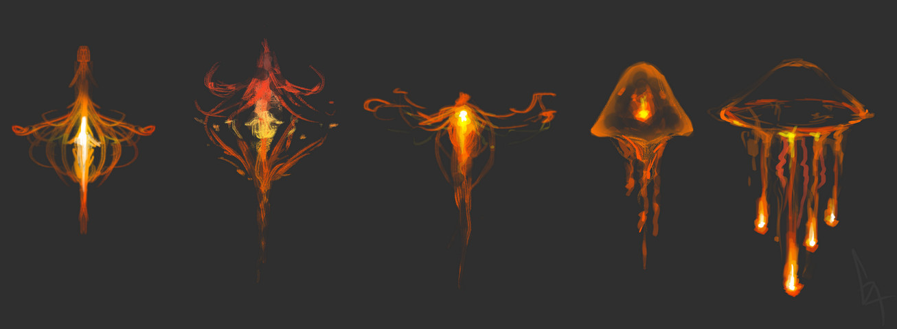 Bonus: Wisp lantern concepts