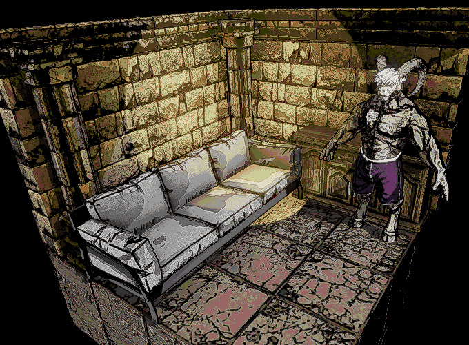 ArtStation Cel Comics Ink Shader Tests