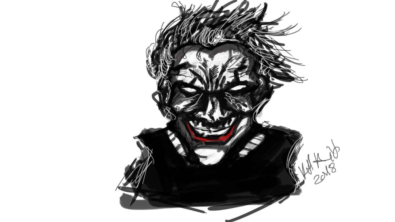 Artstation Joker Speed Painting Vedad Kazic Art Vedad Kazic