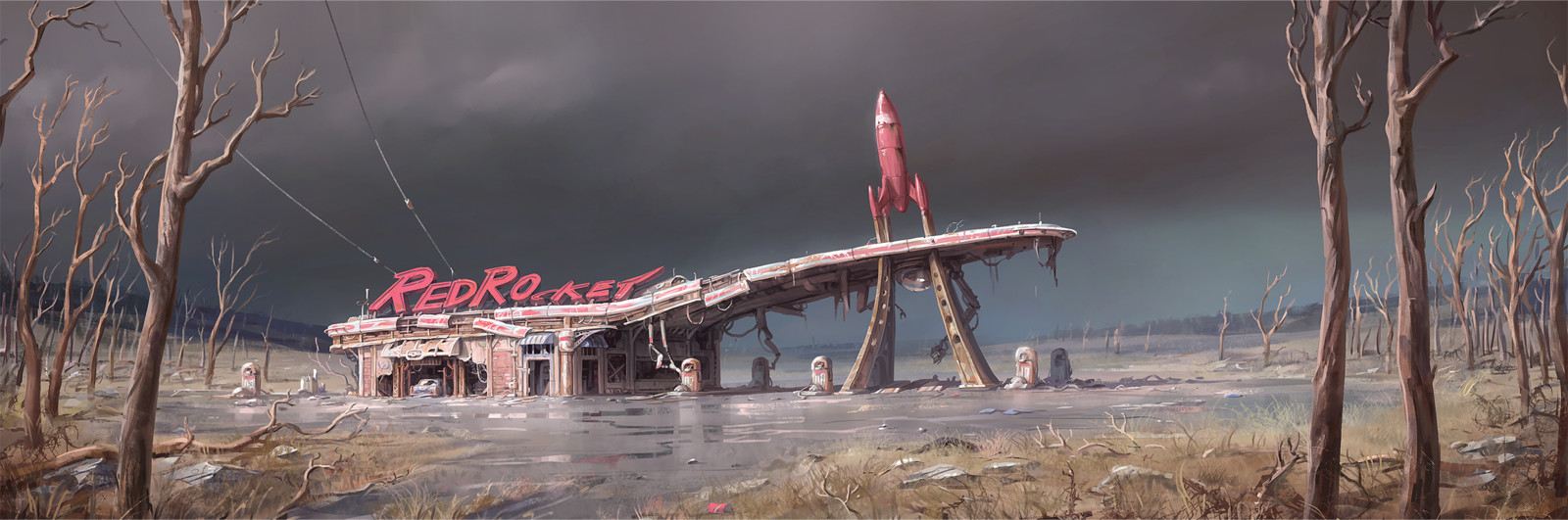 Fallout 4: Red Rocket Gas Station