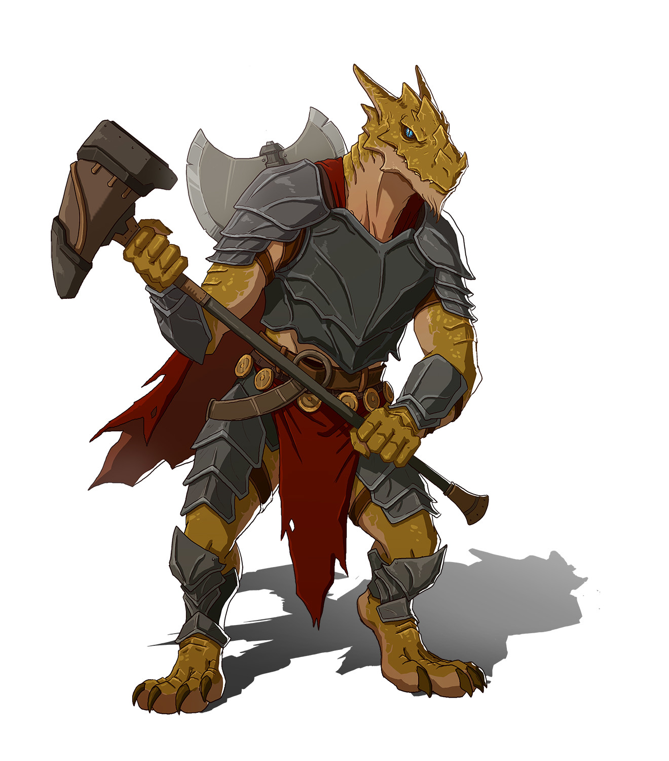 Oromis Glaedranax, dragonborn tempest cleric