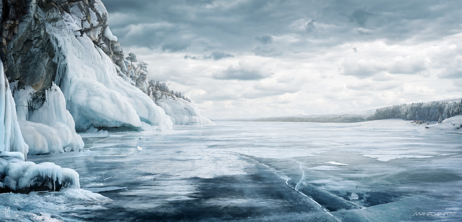 Furious - The Legend Of Kolovrat. Frozen river