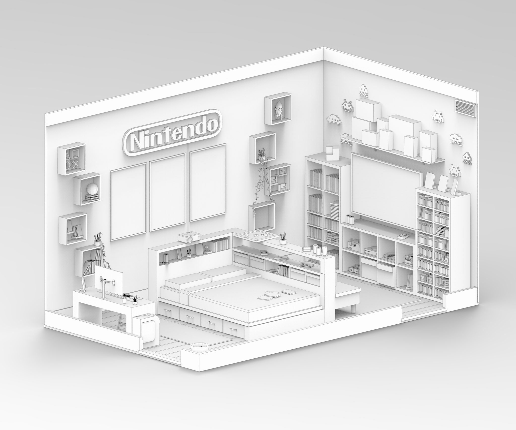Line render