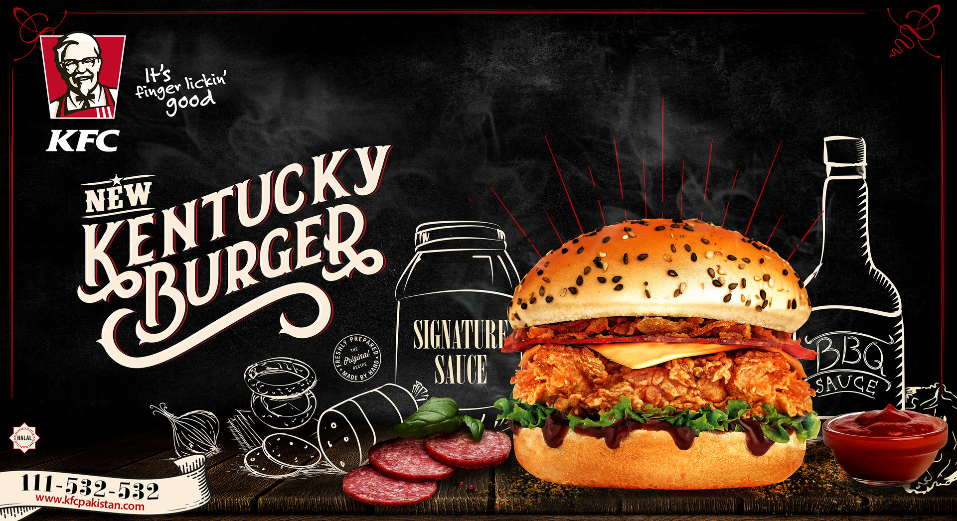 Mohammad Nidal Khan KFC Kentucky Burger Key Visual