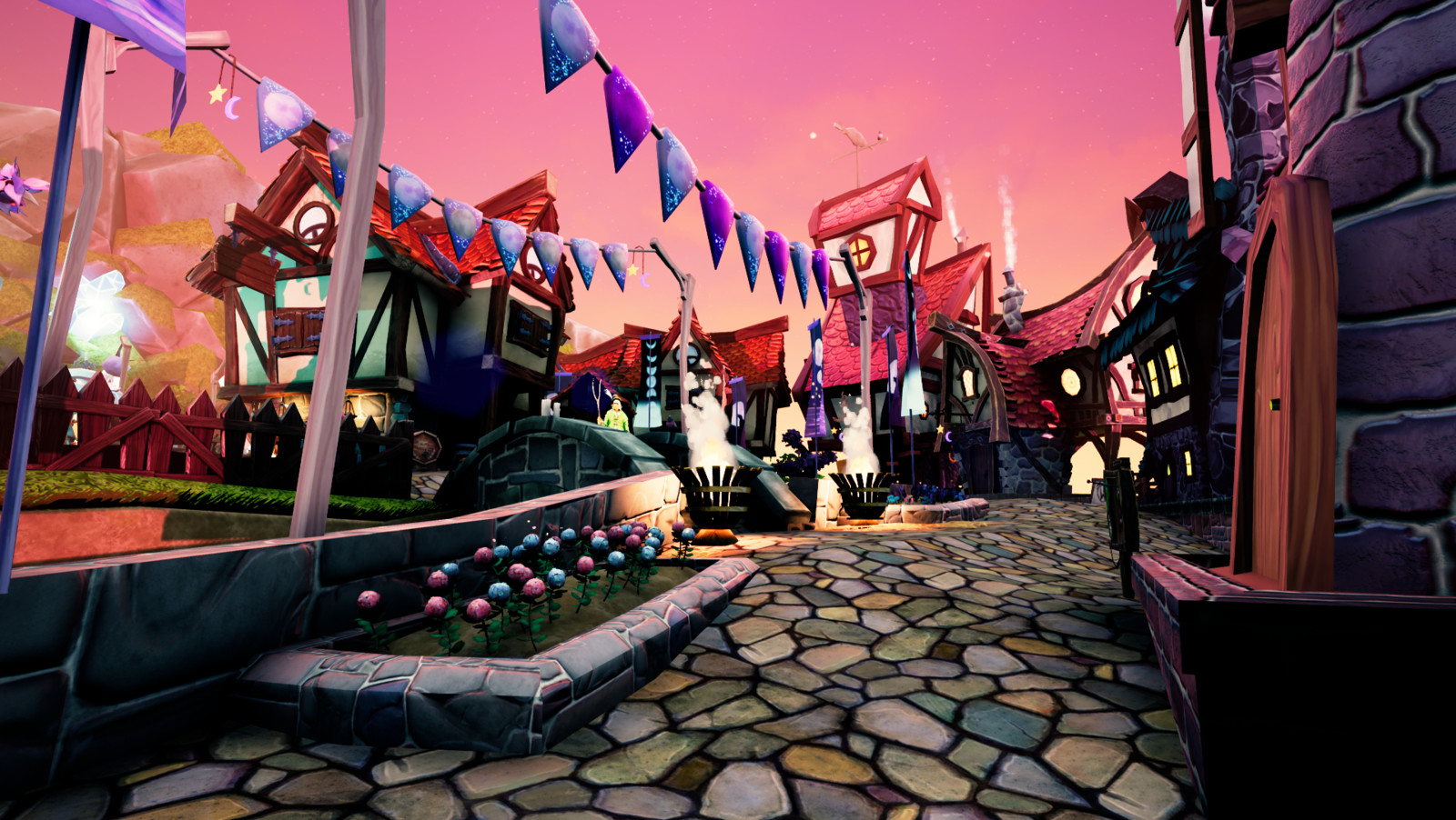 Another beauty shot of how the village came together.