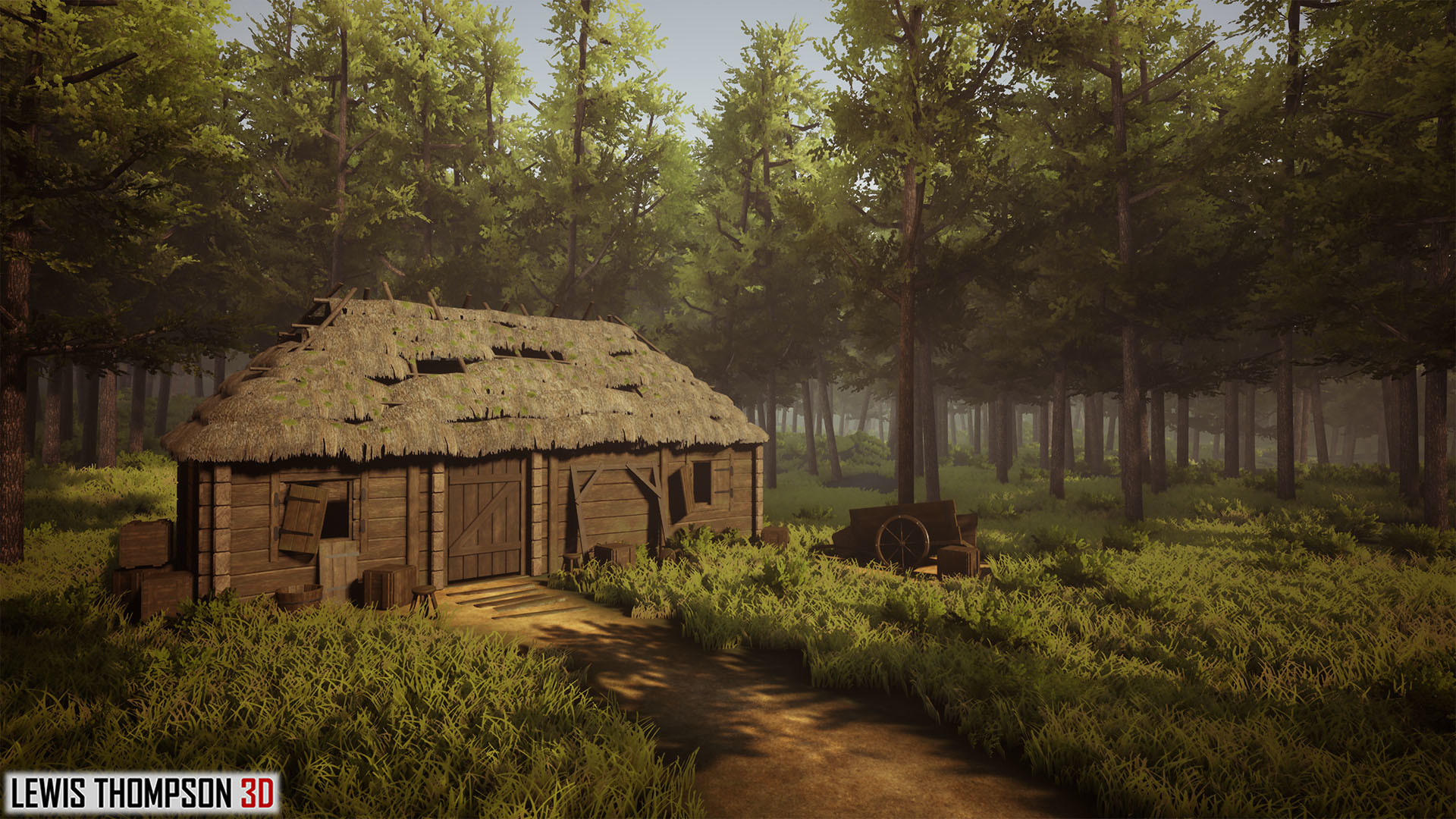Artstation Abandoned Hut Environment Ue4 Lewis Thompson