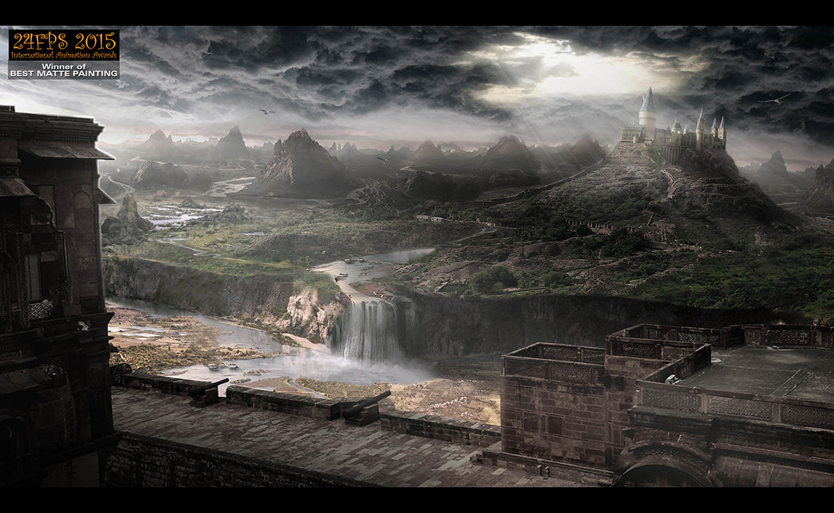 Deepak Nagi Landscape Matte Painting