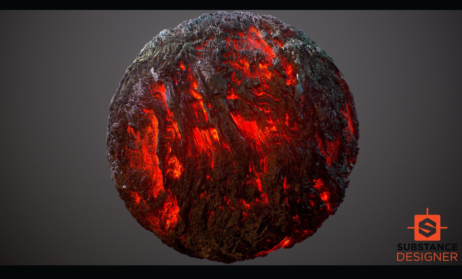 Gas Extraction Outpost environment materials:  Flowing Lava