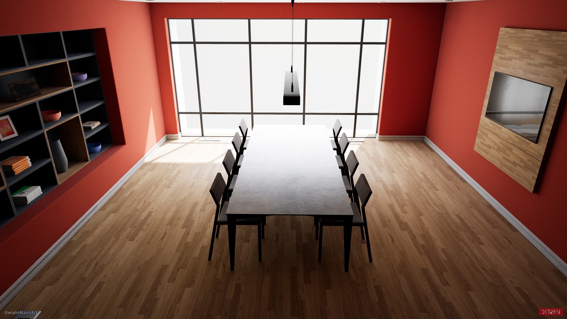 Art Of Dwight Mann Archviz Series 1 Meeting Room