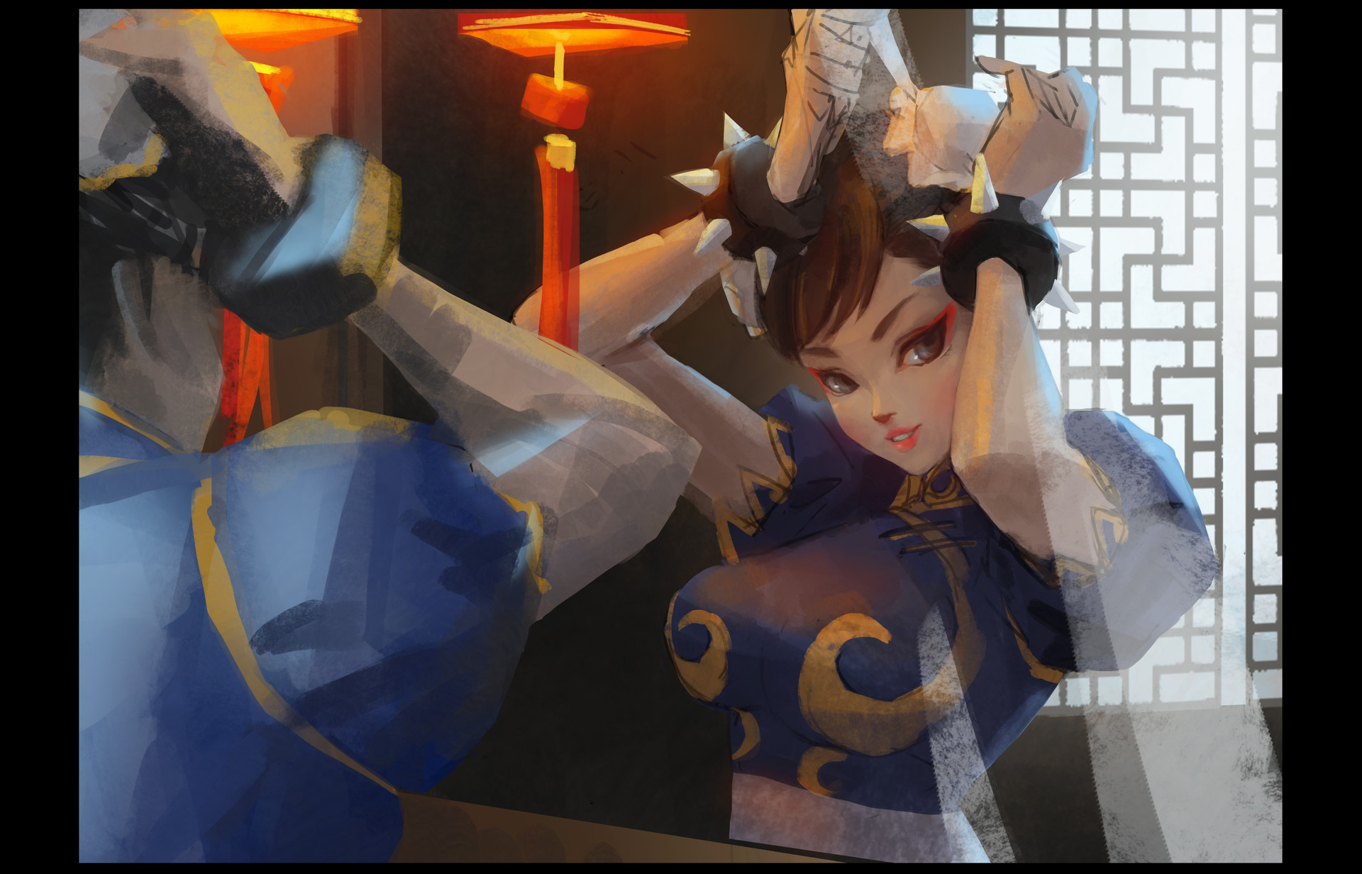 ArtStation - Chinese New Year with Chun-Li