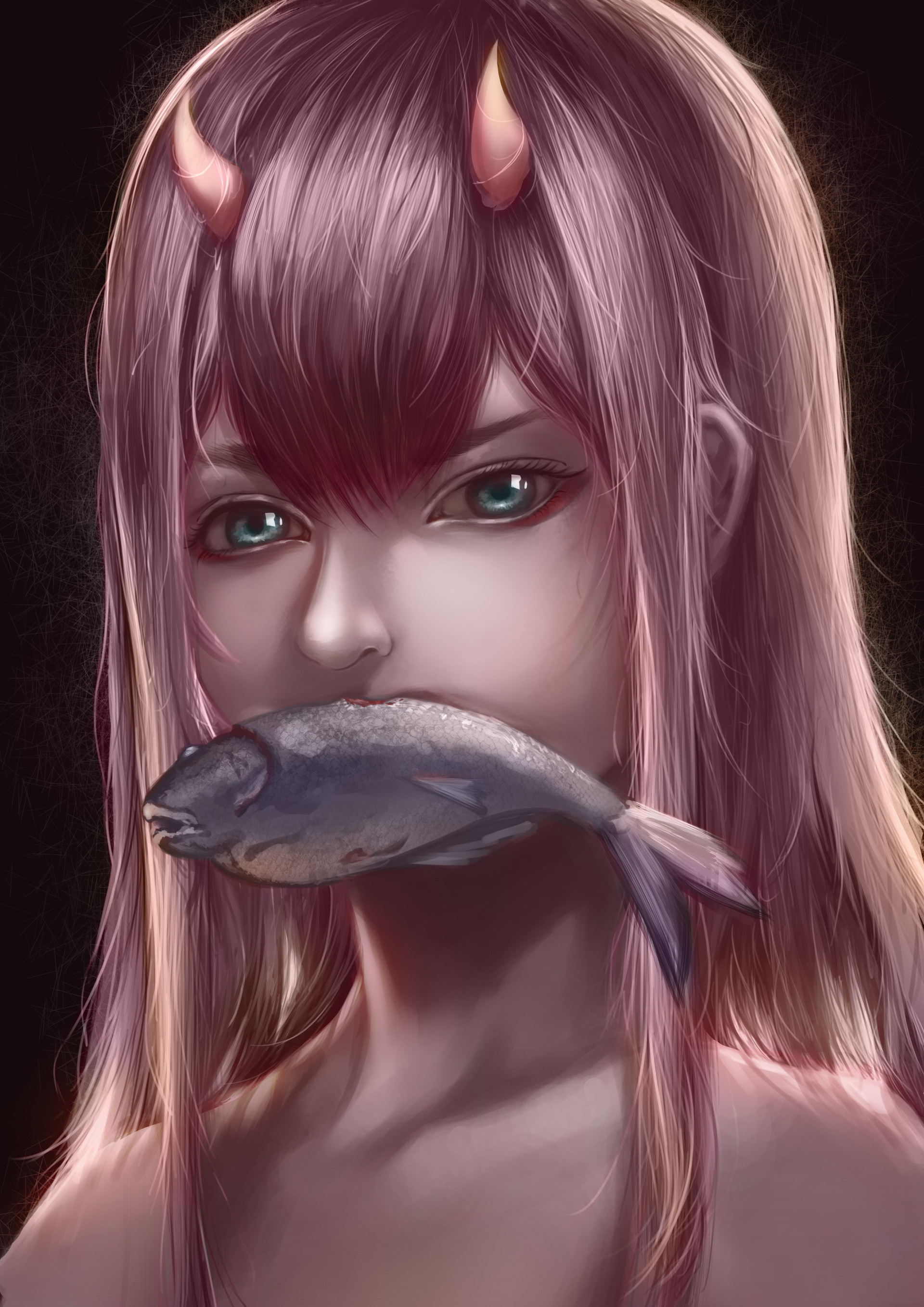 Artstation Darling In The Franxx Zero Two Fanart Lim Seng Nam