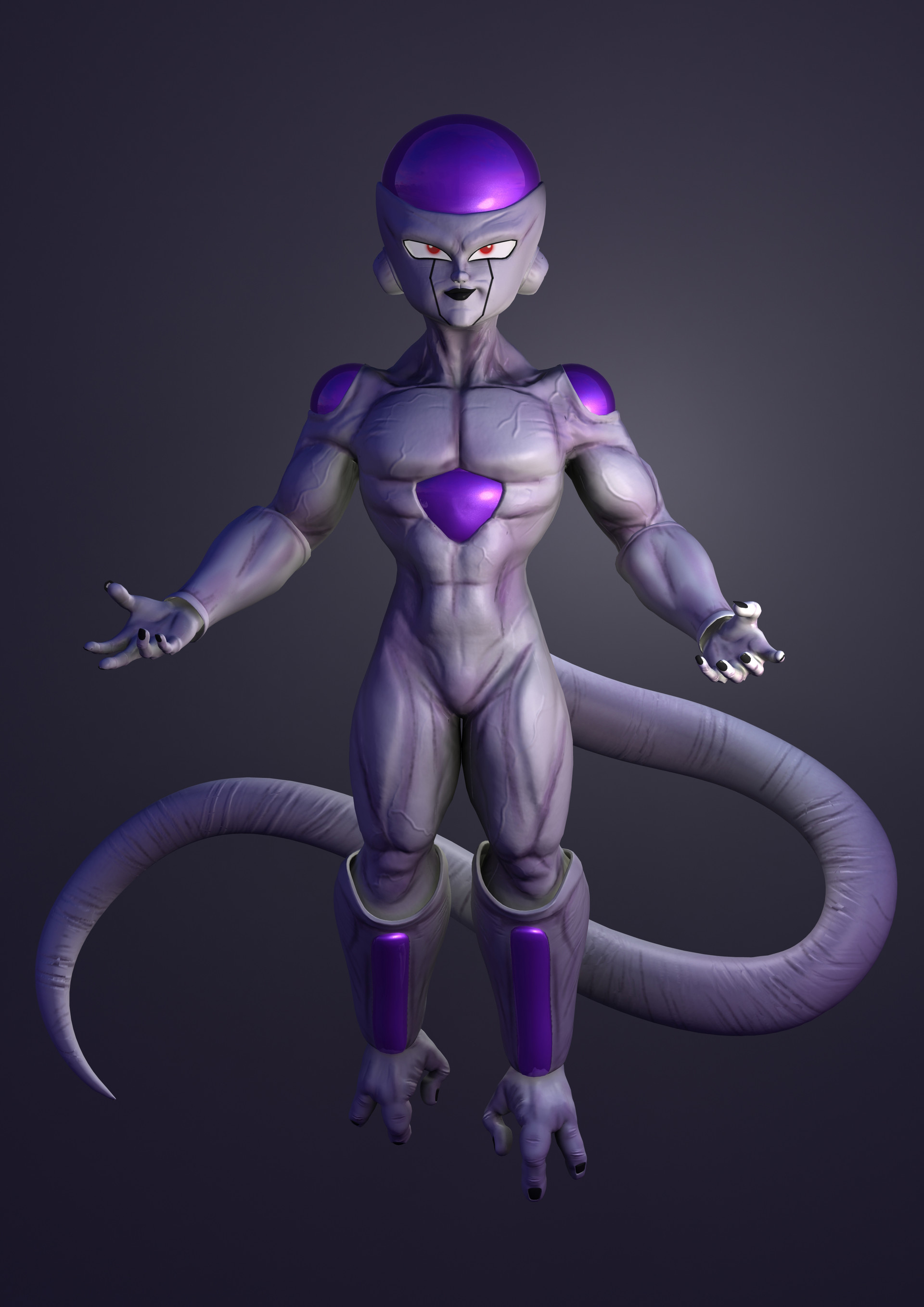 Yash Deval 3d model FRIEZA dbz