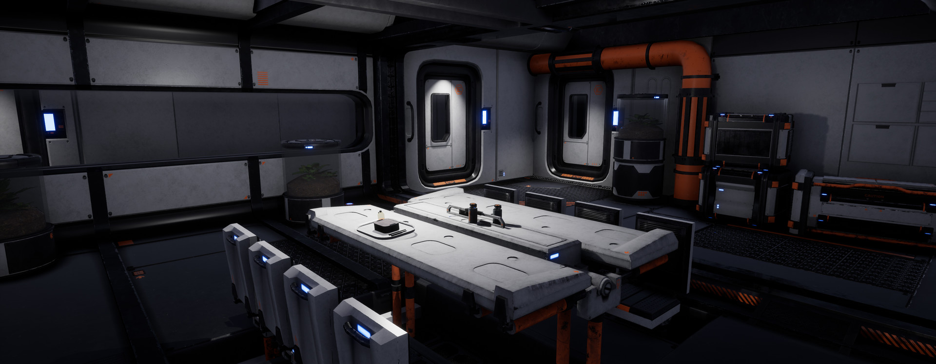 Artstation Sci Fi Ship Interior Eden Unreal Engine 4