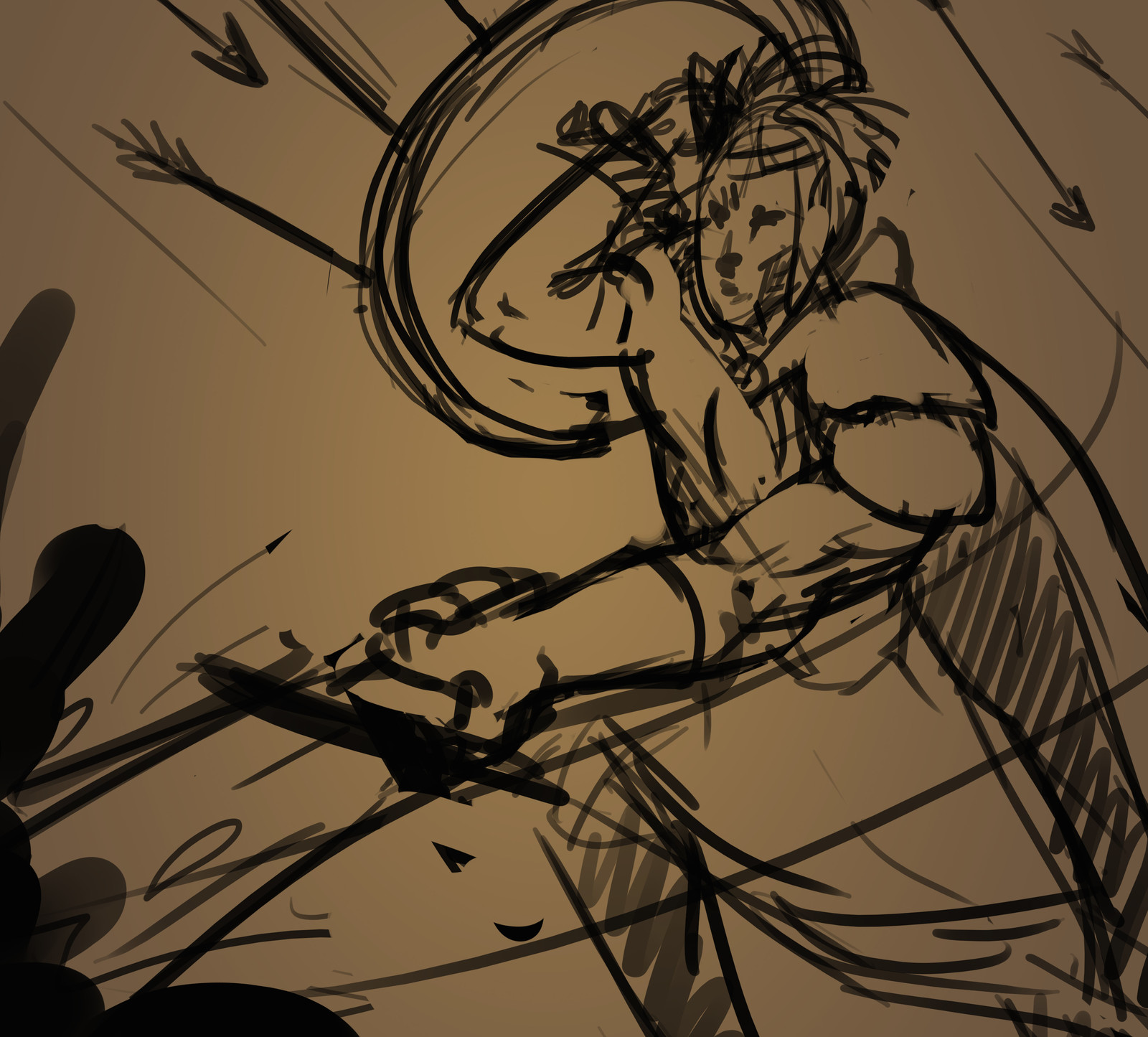 Super rough sketch.