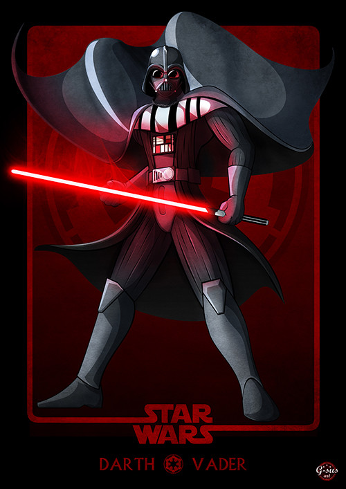 Artstation Darth Vader Art Print Jesus Prado