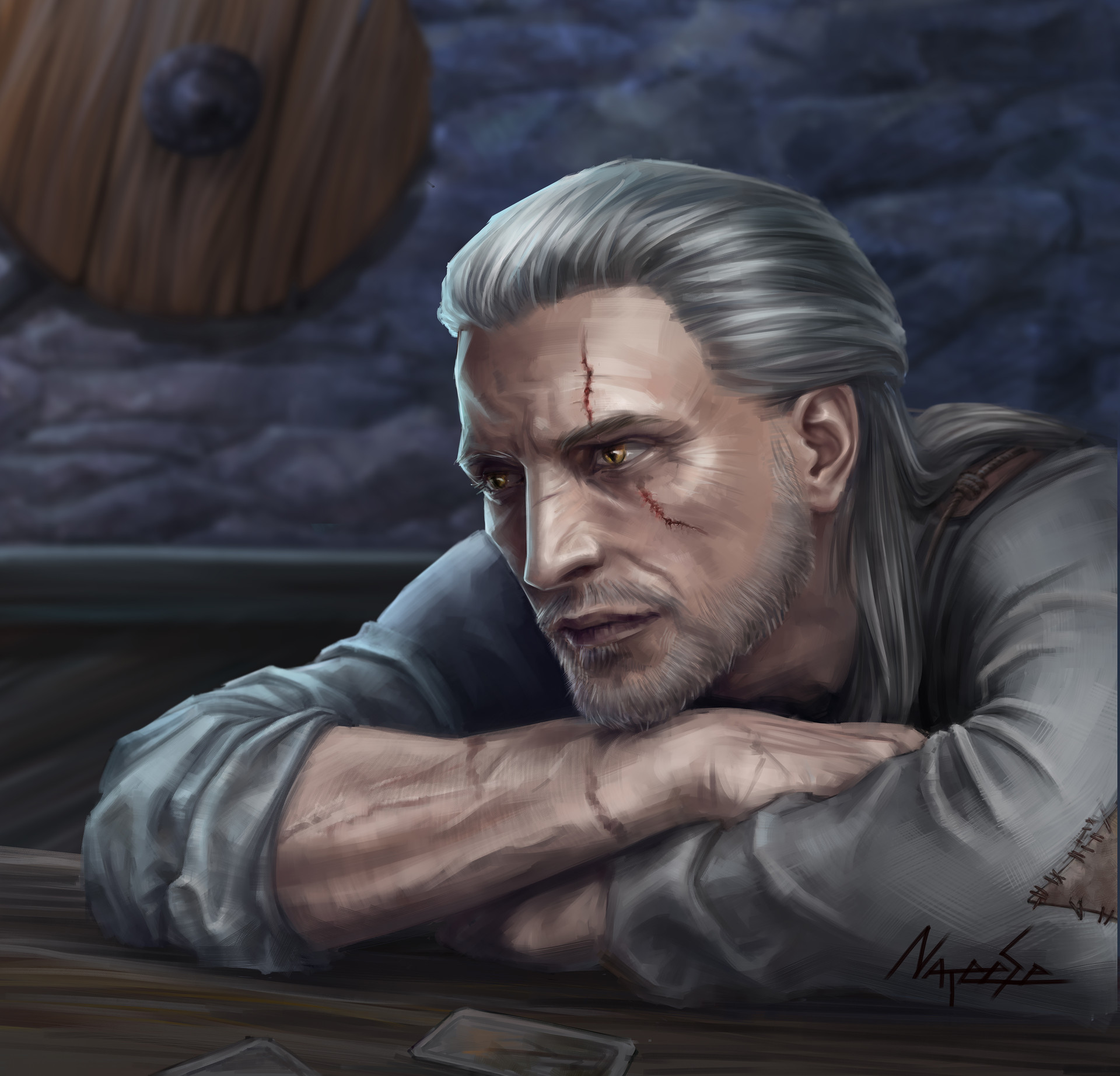 The witcher the Witcher character Geralt Geralt Geralt of Rivia HD  wallpaper  Pxfuel
