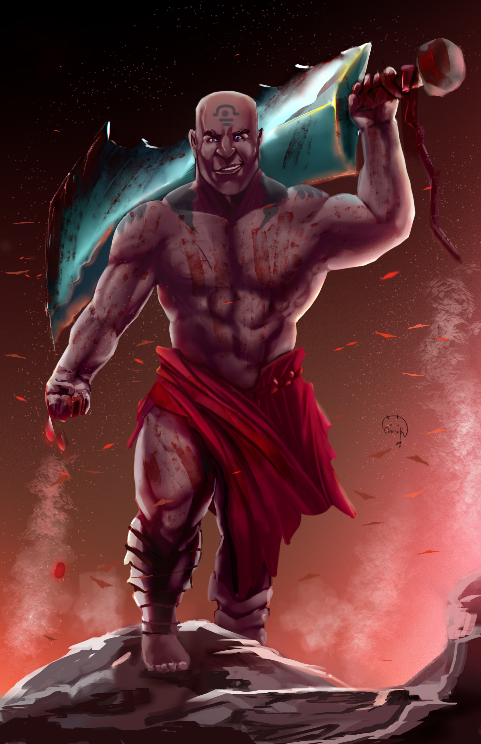 Artstation Barbarian Zealot Kevin Campo