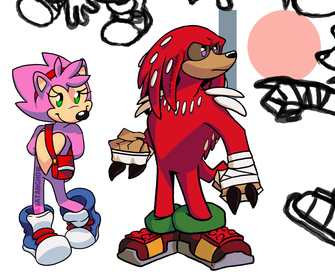 knuckles and amy