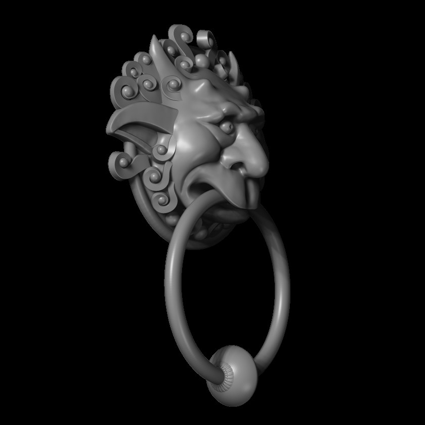 Artstation Right Door Knocker From Movie Labyrinth W I P