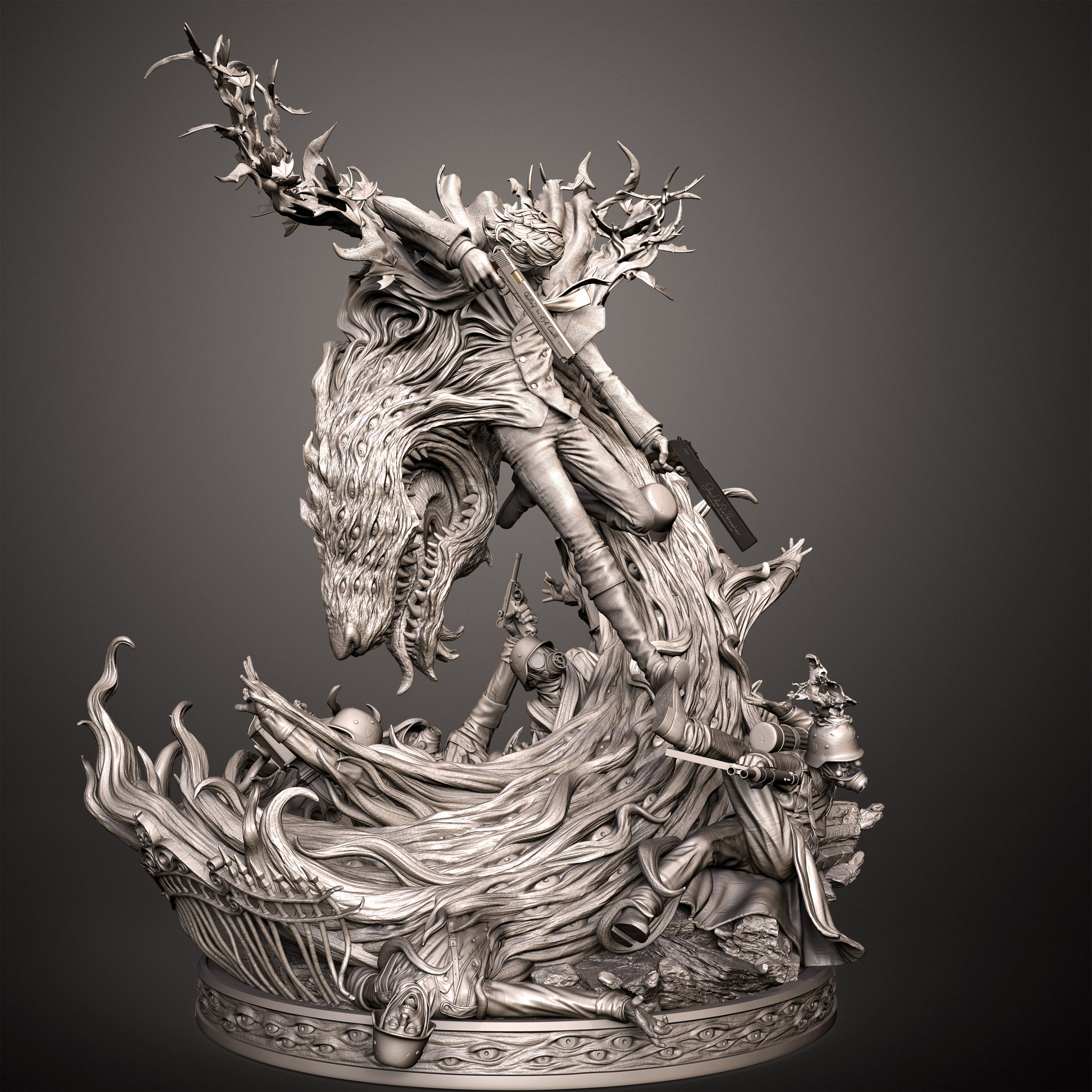 alucard statue hellsing