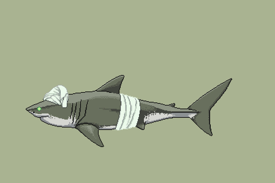 shark attack animated gif