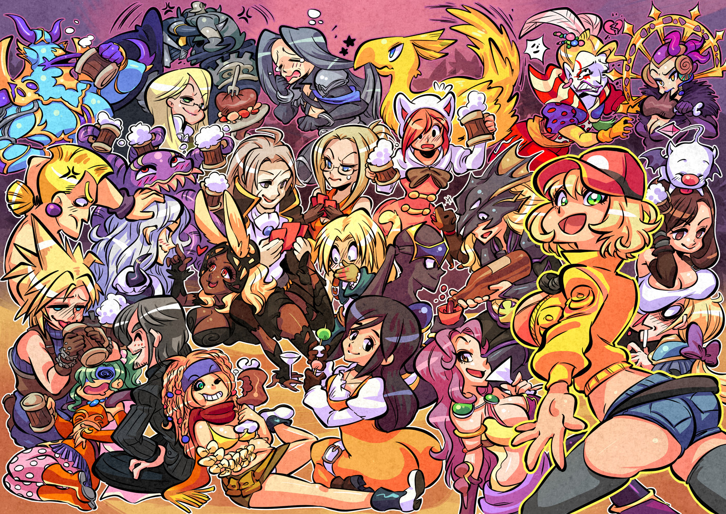 Final Fantasy crossover.