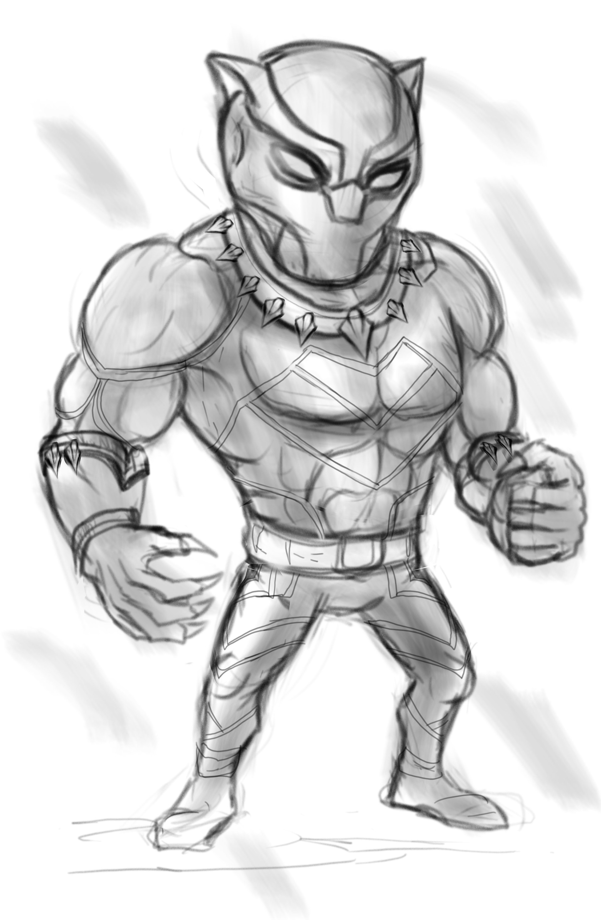 Chibi Black Panther Cartoon Drawing Tutorial Easy If you are looking for cute black panther cartoon drawing you've come to the right place. chibi black panther cartoon drawing