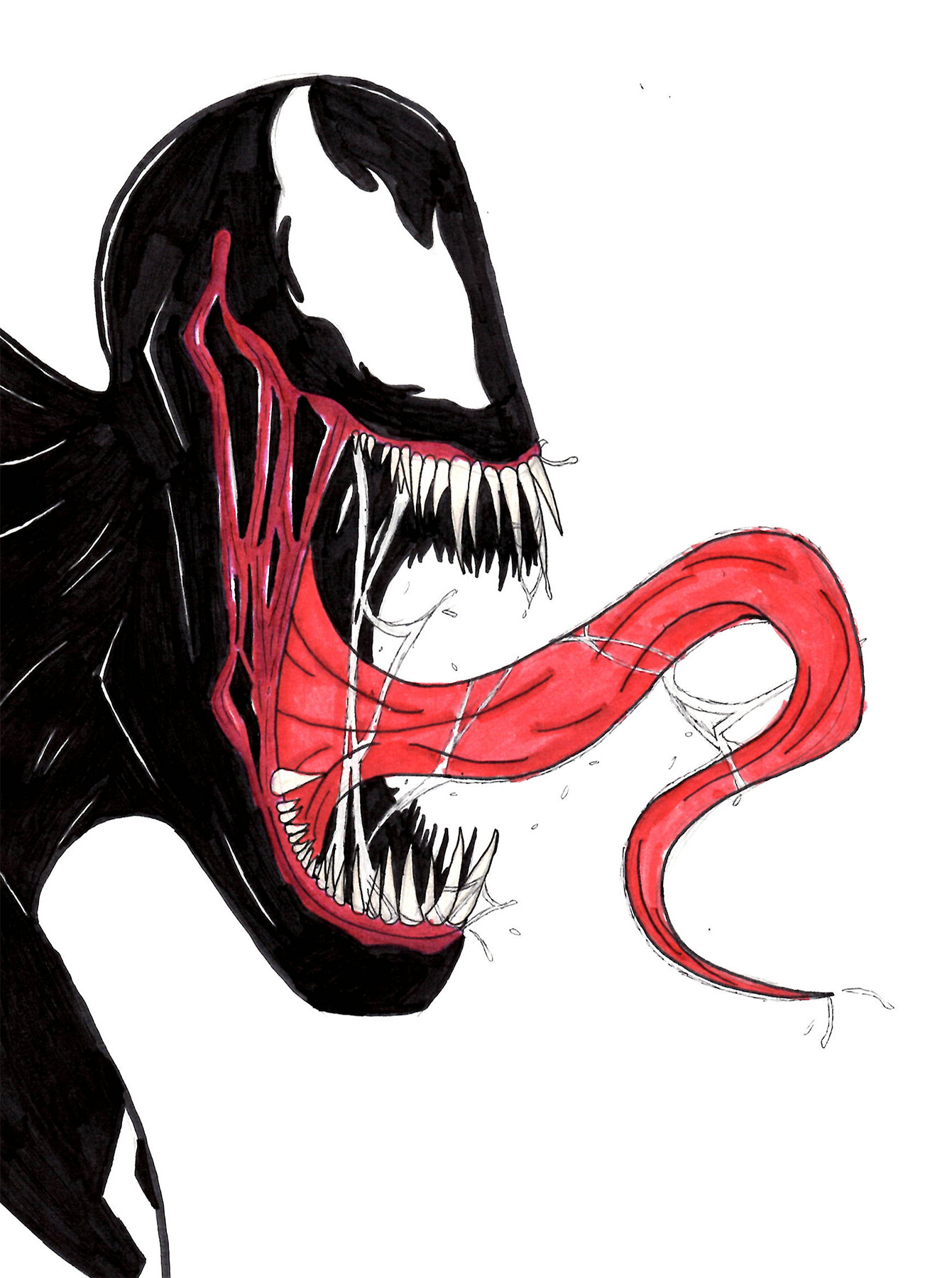 ArtStation - Venom (Ink-tober)